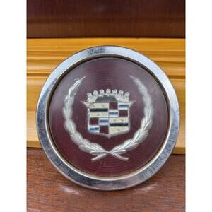 Cadillac Wire Wheel Center Cap Emblem Vintage 1970-80s #255695•1